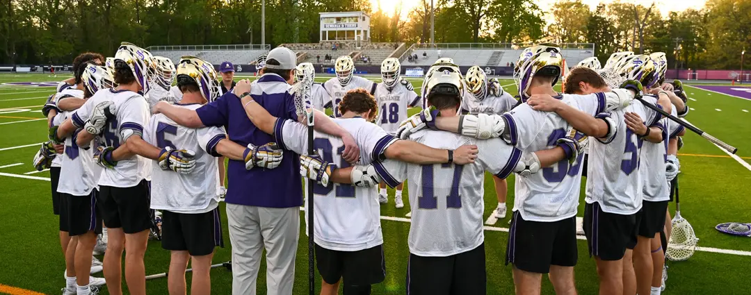 Sewanee Lacrosse Team Huddle